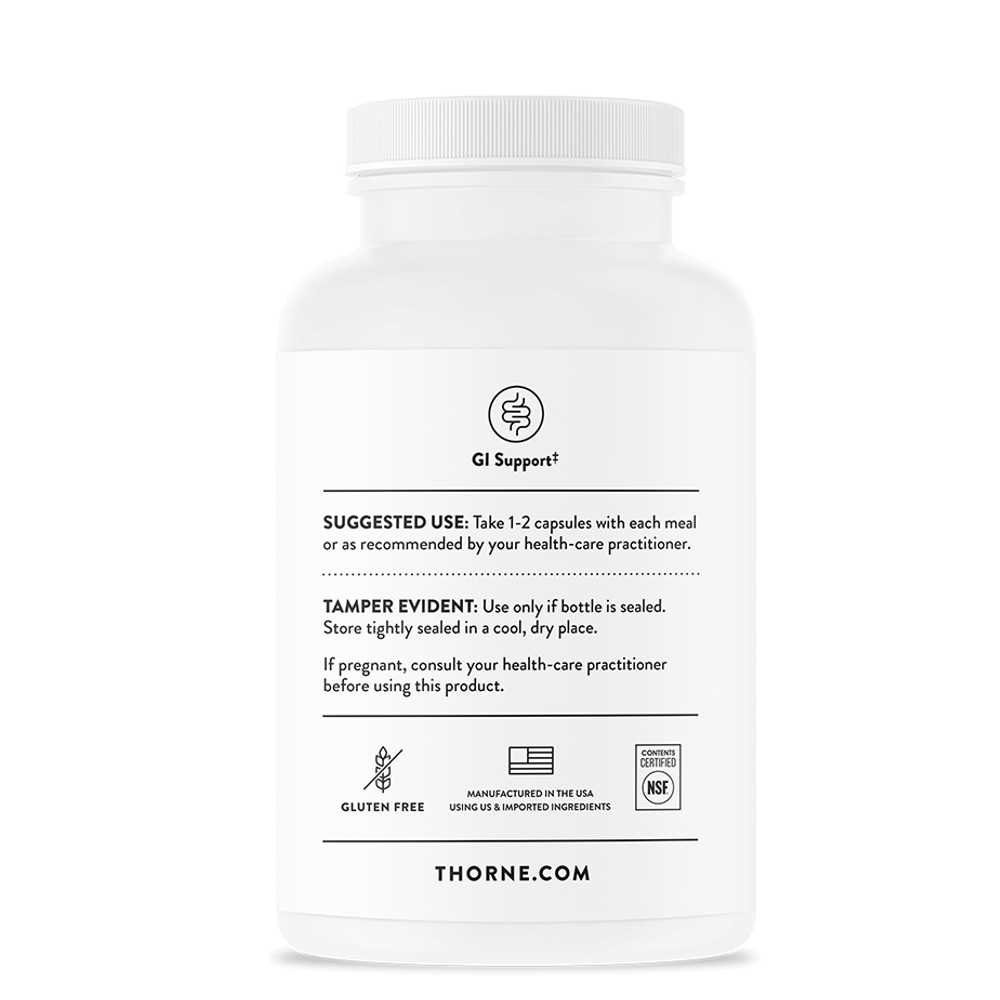 Thorne Betaine HCL & Pepsin - 225 Capsules thumbnail 2