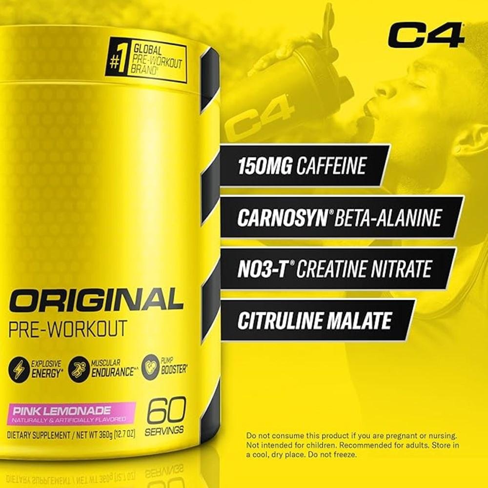 C4 Original Pre-Workout Booster – Energy, Endurance & Pump thumbnail 2