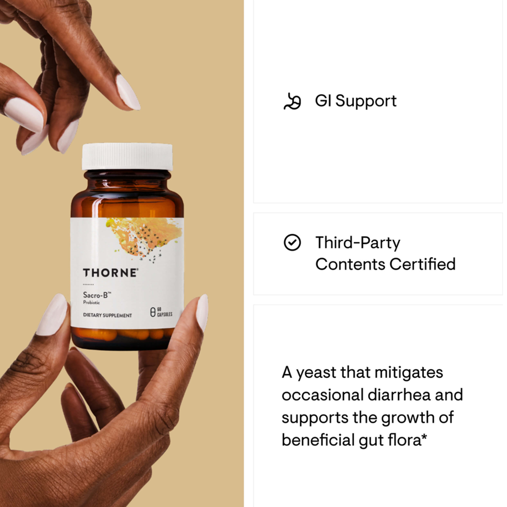Thorne Sacro-B™ Probiotic - 60 Capsules thumbnail 3