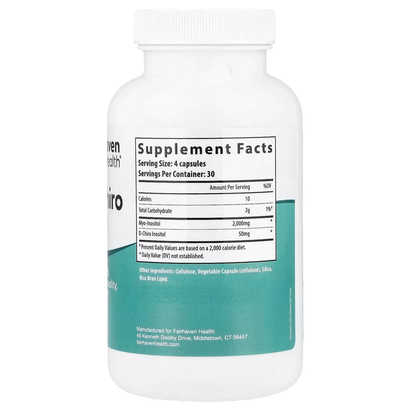 Fairhaven Health Myo & D-Chiro Inositol – Women’s Wellness Supplement thumbnail 3