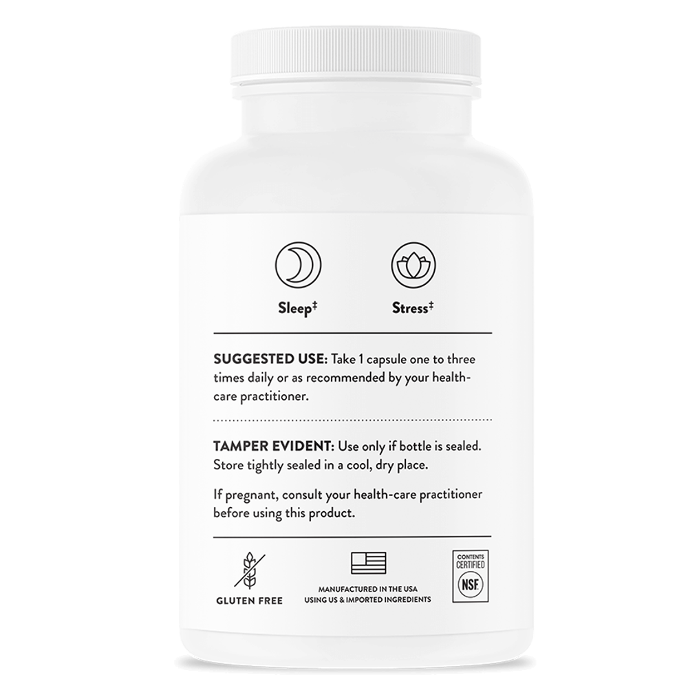 Thorne Theanine Dietary Supplement - 90 Capsules thumbnail 2