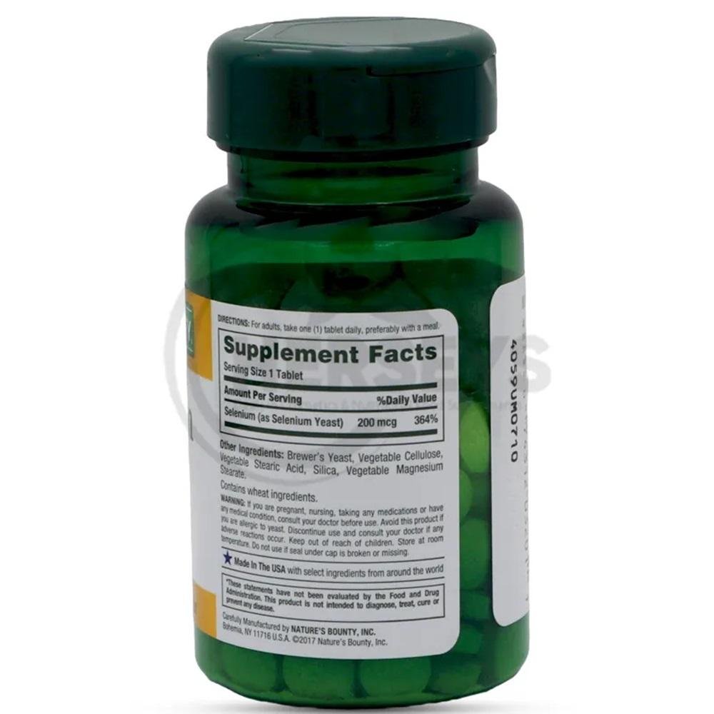 Selenium 200 Mcg by Nature's Bounty thumbnail 2