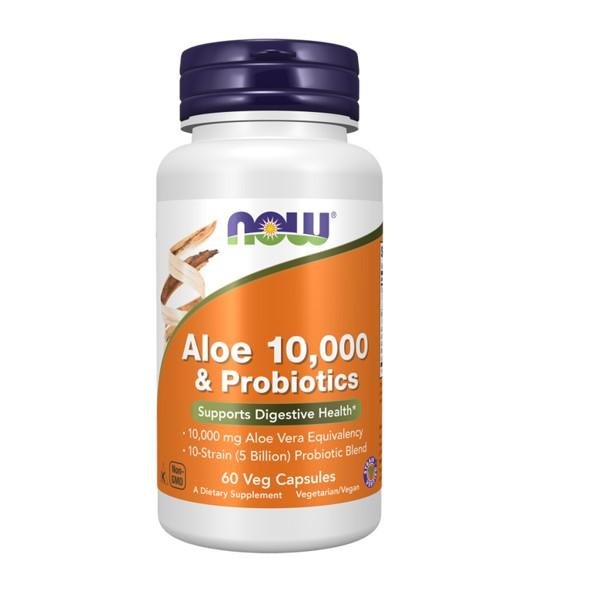 Aloe 10,000 & Probiotics Veg Capsules thumbnail 2