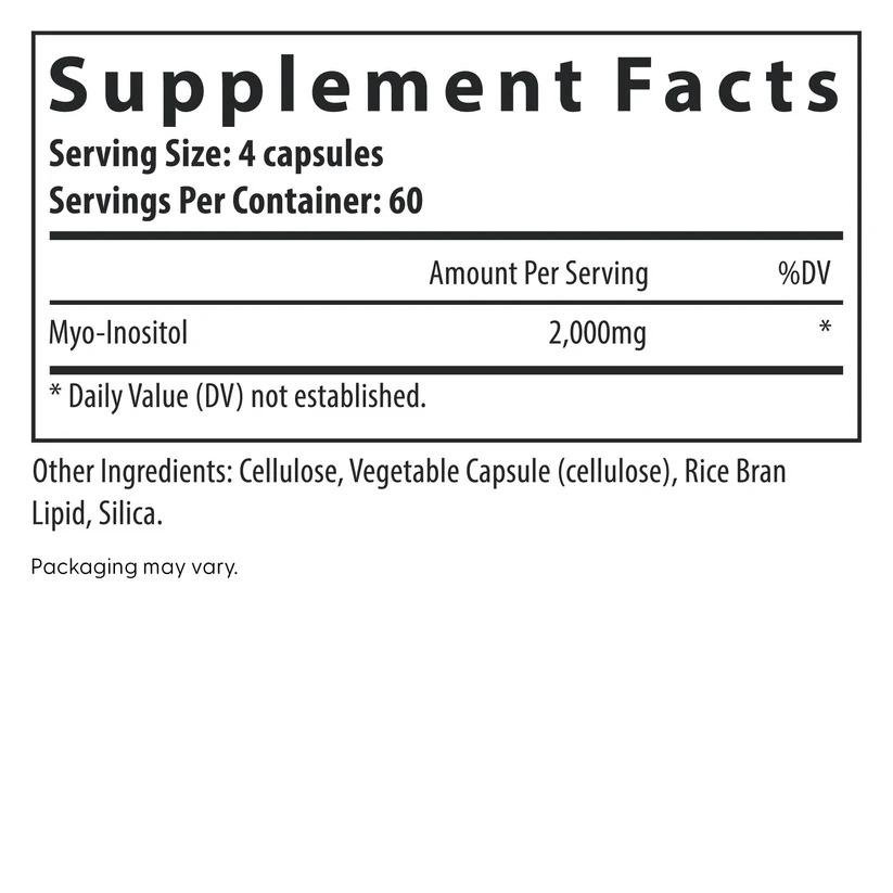 Fairhaven Health Myo-Inositol 500 mg 120 Capsules – Women’s Supplement Pakistan thumbnail 3