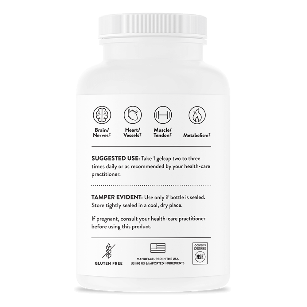 Thorne Super EPA - 425 Mg Epa and 270 Mg Dha | 90 Gelcaps thumbnail 2