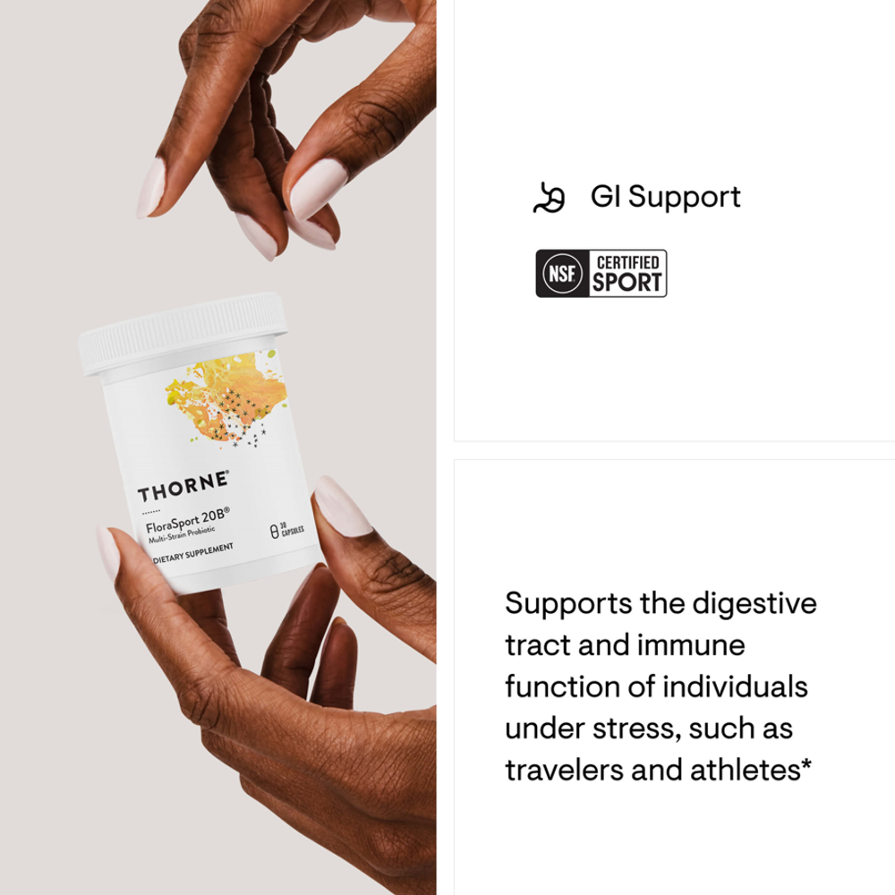 Thorne Florasport 20B - 30 Capsules thumbnail 3