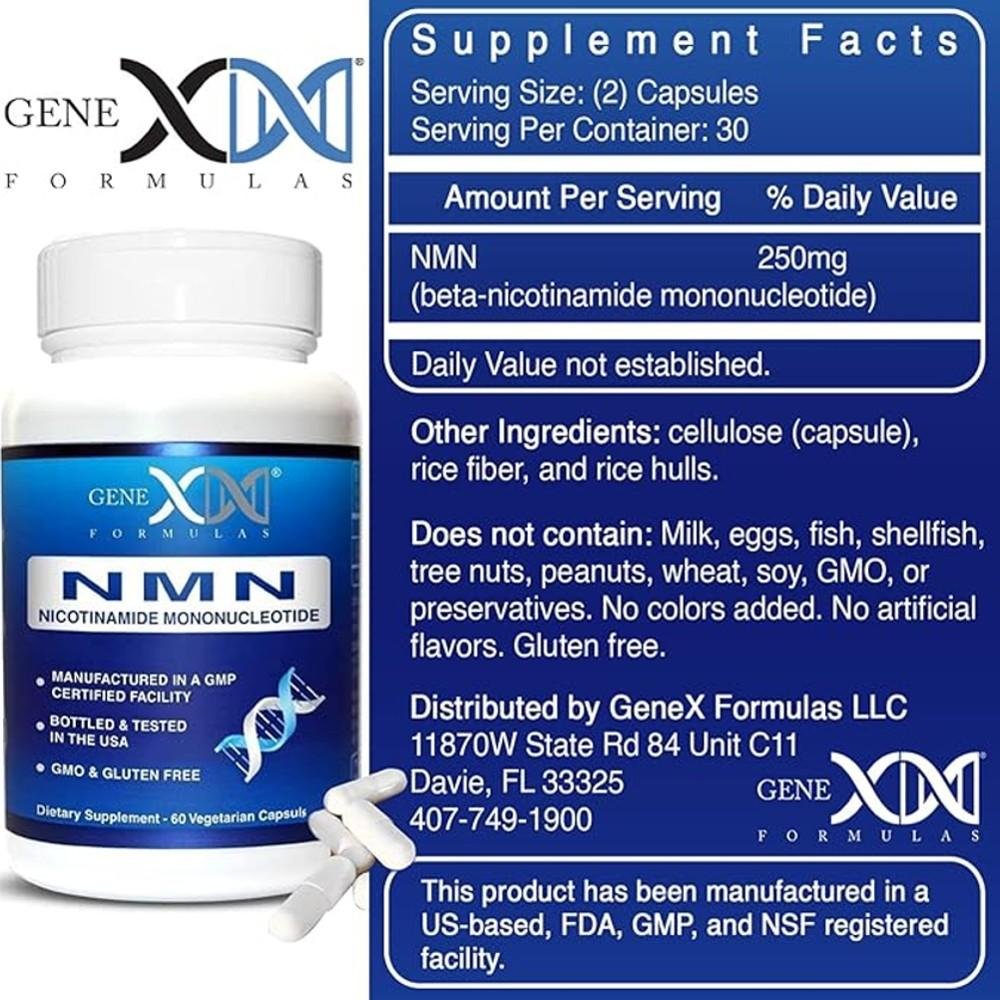 Genex Formulas NMN - β-Nicotinamide Mononucleotide thumbnail 2
