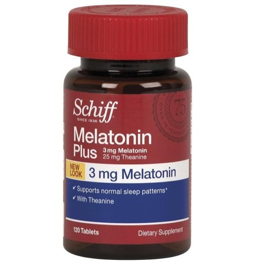 Schiff Melatonin Plus 3mg Melatonin with 25mg Theanine