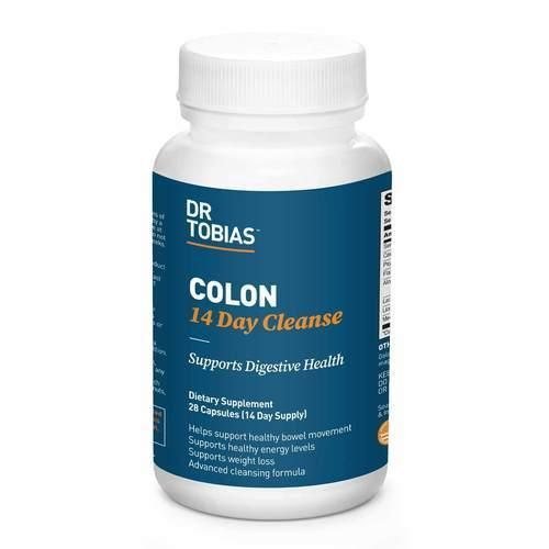 Dr. Tobias Colon 14 Day Cleanse Supplement, 28 Capsules From USA