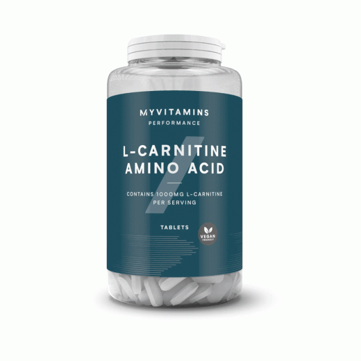 MyVitamins Performance L-Carnitine – 1000mg Amino Fuel | Vegan Tablets