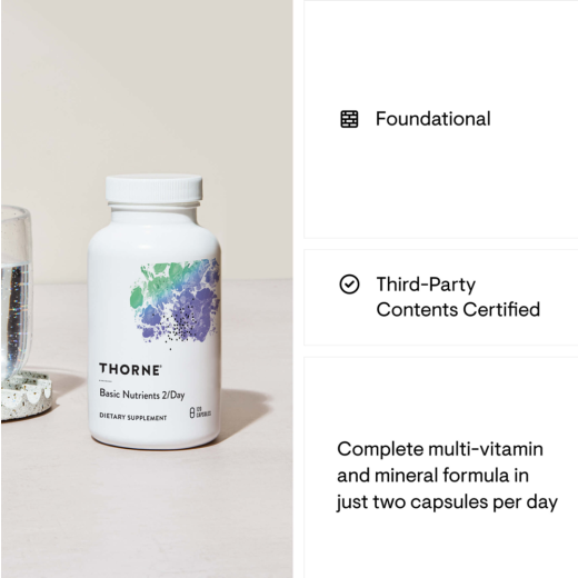 Thorne Basic Nutrients 2/day Overall Health - 60 Capsules