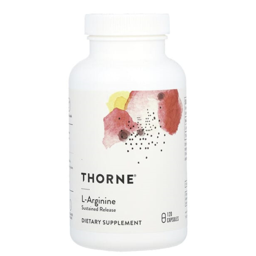 Thorne L-Arginine Sustained Release – 120 Capsules