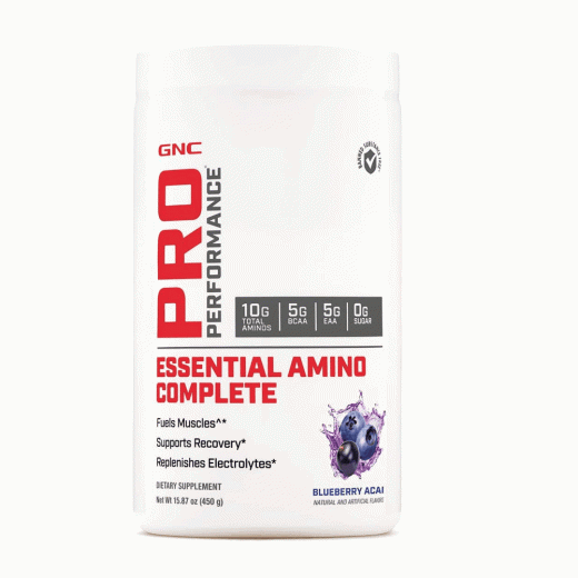 GNC Pro Performance Amino Complete – Muscle Fuel & Recovery | Blueberry Acai