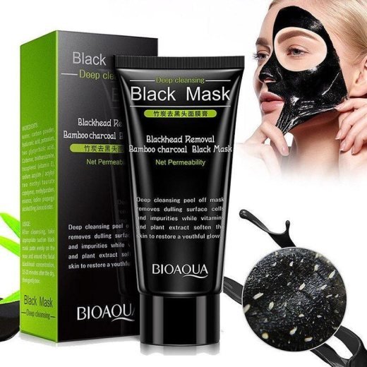 Activated Blackhead Removal Bamboo Charcoal Black Facial Mask