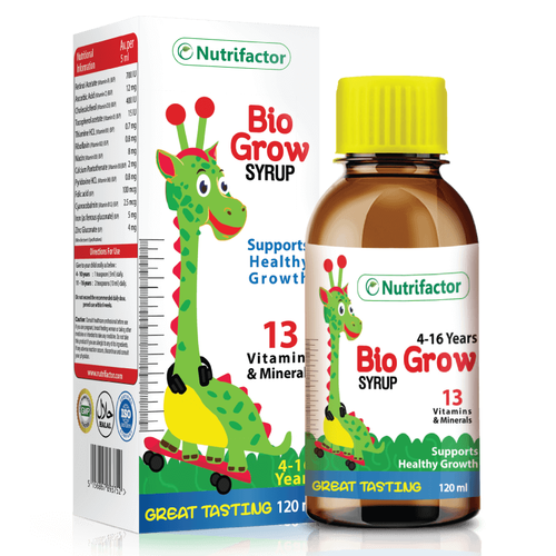 Nutrifactor Bio Grow Syrup – 120ml for Healthy Growth & Development