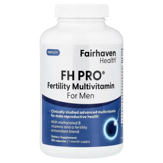 Fairhaven Health FH Pro Men’s Fertility Multivitamin 180 Capsules