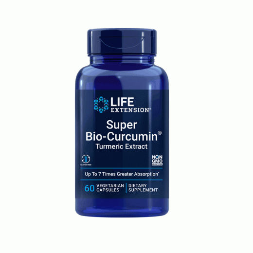 Life Extension Super Bio-Curcumin| High-Absorption Turmeric Extract 7 X Greater Bioavailability 60 Vegetarian Capsules