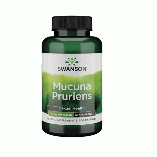 Swanson Mucuna Pruriens | Standardized Herbal Support | 350mg | 200 Capsules