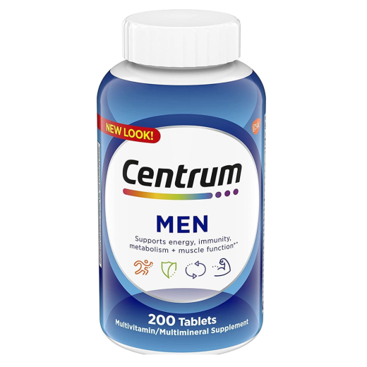 Centrum Multivitamin for Men – 200 Tablets for Complete Daily Health Support