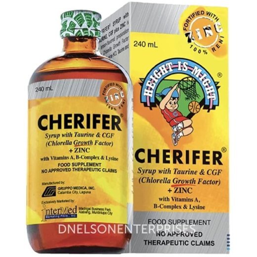 Cherifer Syrup with Taurine, CGF & Zinc – Vitamin-Rich