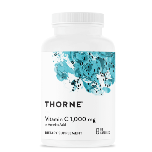 Thorne Vitamin C 1,000 Mg Ascorbic Acid - 60 Capsules