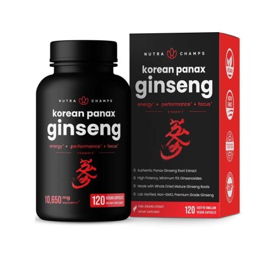 Korean Panax Ginseng 120 Capsules