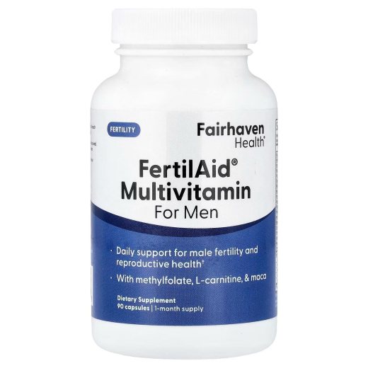 Fairhaven Health FertilAid for Men – 90 Capsules Men’s Health Supplement