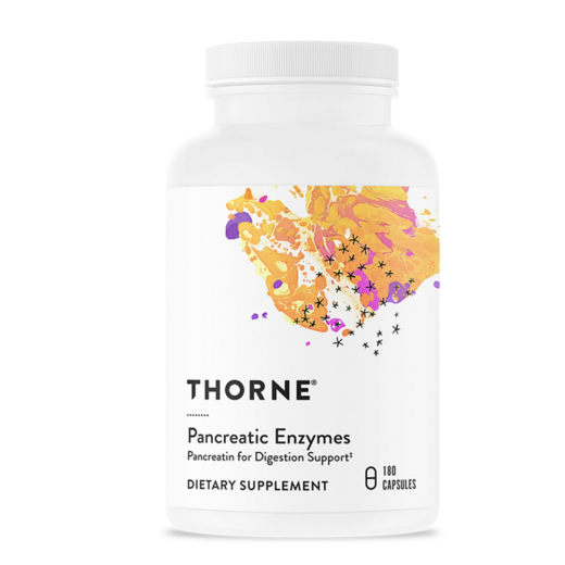 Thorne Pancreatic Enzymes for Digestive Support - 180 Capsules