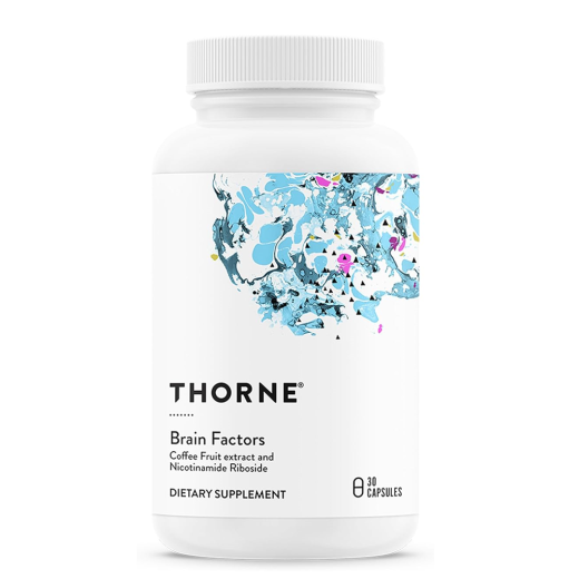 Thorne Brain Factors Coffee Fruit Extract and Nicotinamide Riboside - 30 Capsules