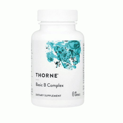 Thorne Basic B-Complex – Essential Energy & Metabolism Support | 60 Capsules
