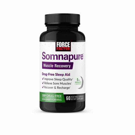 Force Factor Somnapure Recovery – Deep Sleep & Muscle Repair | 60 Veg Capsule