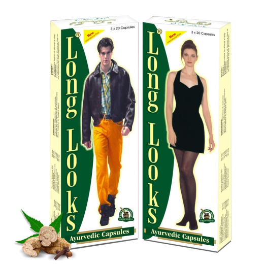 Long Looks Capsules – 160 Caps for Height & Growth Support