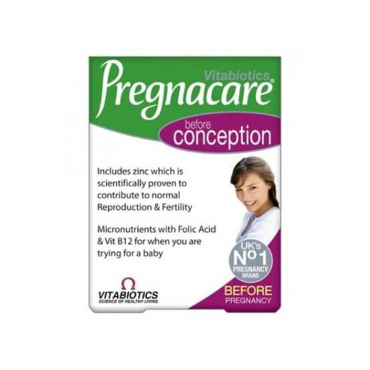 Vitabiotics Pregnacare Conception – 30 Tablets for Reproductive Health & Fertility Support
