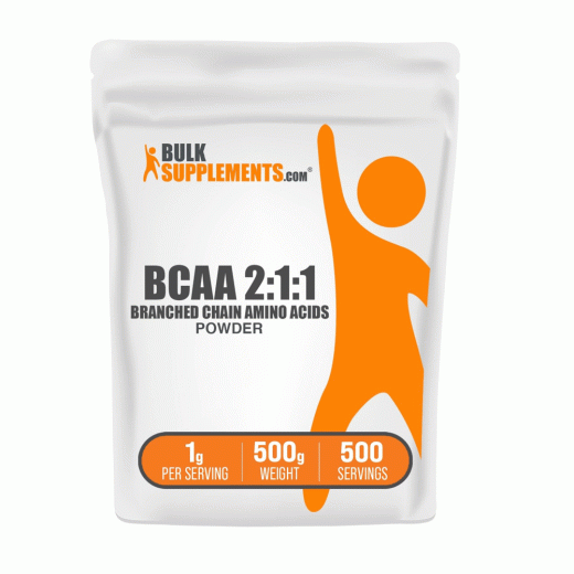 BulkSupplements BCAA 2:1:1 – Pure Performance Amino Fuel | 500g, 500 Servings