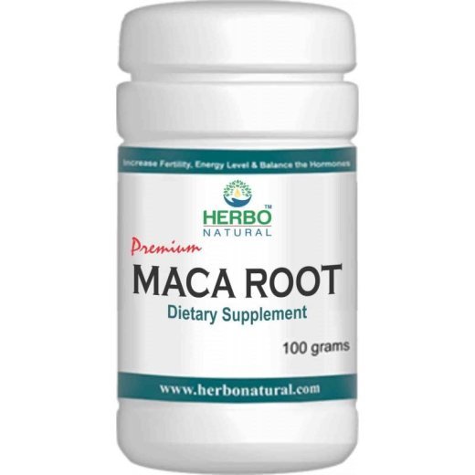 Premium Herbo Natural Maca Root – Dietary Supplement for Energy & Vitality