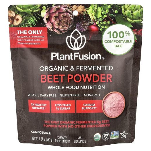 PlantFusion Organic & Fermented Beet Powder 180 g