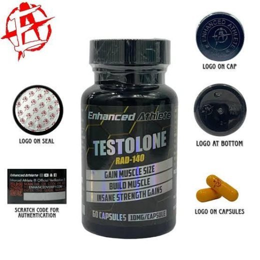 Testolone Rad 140 10mg 60 Capsules Enhanced athlete