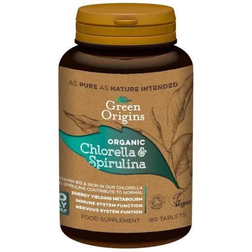 Green Origins Organic Chlorella & Spirulina