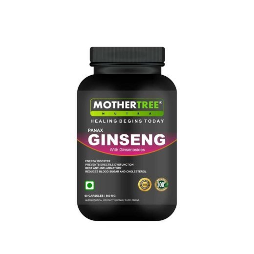 Mother Tree Panax Ginseng 500mg Capsules