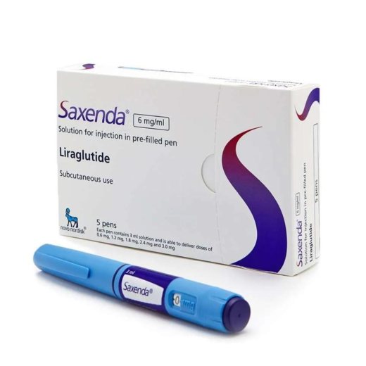 Saxenda (liraglutide) Weight Loss Injection Pen 6 Mg/m L (5x3 M L) by Novo Nordisk – Pre-Filled Solution for Subcutaneous Use