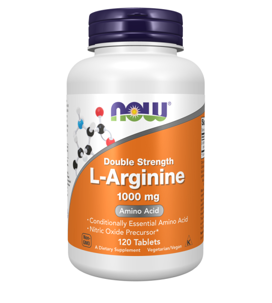 Now Food L-Arginine, Double Strength 1000 Tablets