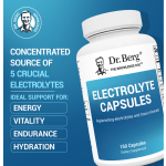 Dr Berg Electrolyte Capsules with Potassium and Magnesium – 160 Capsules