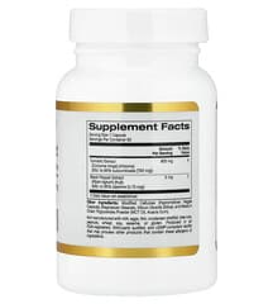 California Gold Nutrition Turmeric Extract with 95% Curcuminoids and BioPerine® Black Pepper Extract 800 mg 60 Veggie Capsules