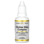 California Gold Nutrition Choline Silica Complex Bioavailable & Stabilised Silicon with Choline & L-Carnitine 30 ml