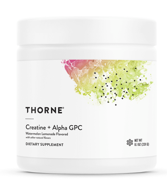Thorne Creatine + Alpha Gpc - 30 Scoops