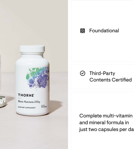 Thorne Basic Nutrients 2/day Overall Health - 60 Capsules