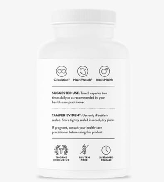 Thorne L-Arginine - Sustained Release - 120 Capsules