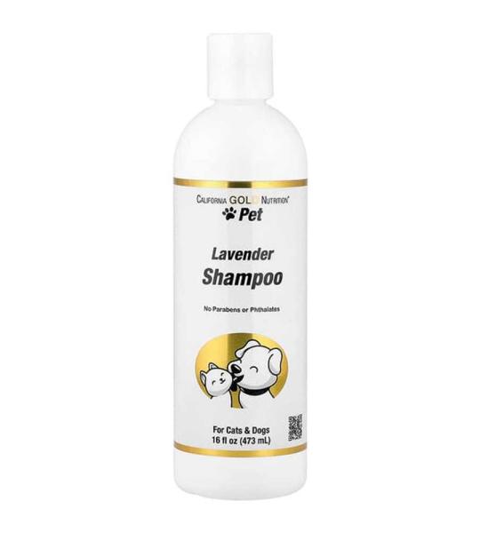 California Gold Nutrition Pet Shampoo for Cats & Dogs Lavender 473 ml