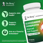Dr Berg Glucosamine Chondroitin Advanced Joint Support with Msm – 120 Capsules