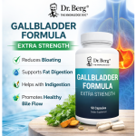 Dr. Berg Extra Strength Gallbladder Formula - Supports Gut Health | 90 Caps